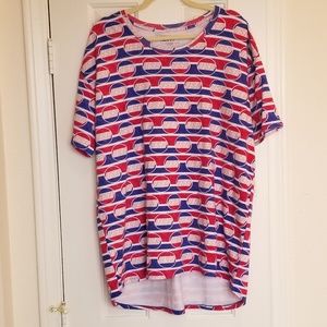 LuLaRoe Patrick Tee- American Dreams
